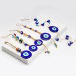 Braided Rope Heart Wall Hanging with Evil Eye