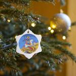 St. George Snowflake Ornament - Greek Church Design