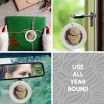 Painted Ancient Greek Amphora Porcelain Ornament