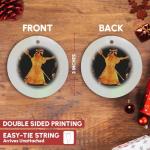 Dionysus Bacchus Greek Art Circle Ornament