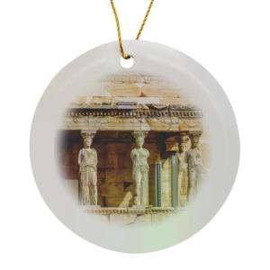 3D Rose Acropolis Temple of Erechtheion Ornament