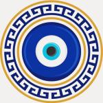 Funny Greek Mati Evil Eye Shot Glass Set