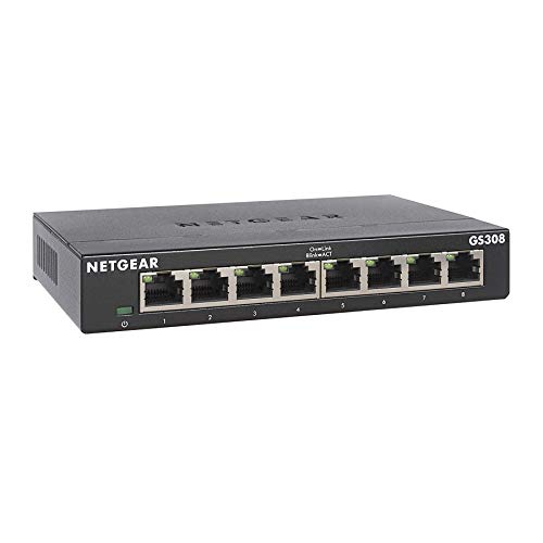 NETGEAR 8-Port Gigabit Ethernet Switch for Networking