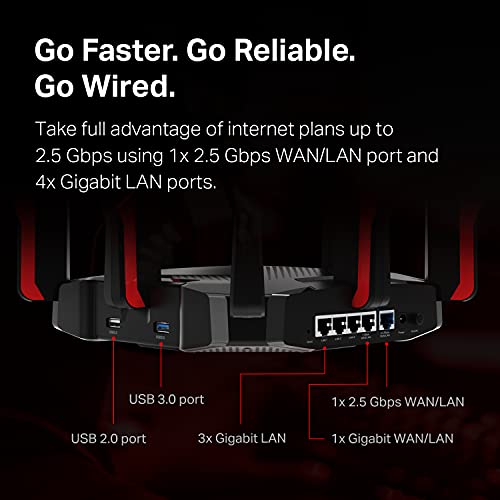 TP-Link AX6600 WiFi 6 Gaming Router - Tri Band