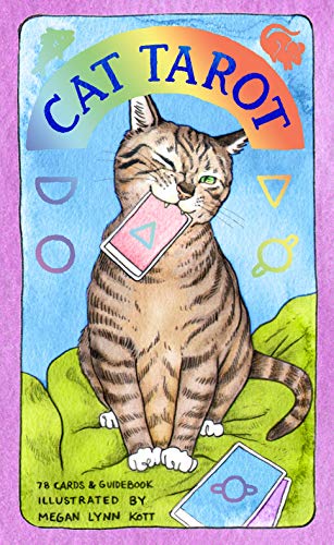 Cat Tarot Deck with 78 Cards and Guidebook