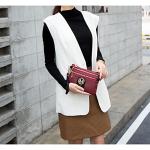 Tarren Black Crossbody Bag with Wristlet Strap