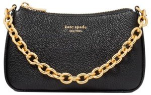 Kate Spade New York Black Pebbled Leather Crossbody