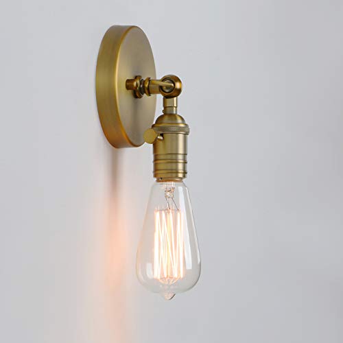 Permo Antique Minimalist Single Socket Wall Sconce