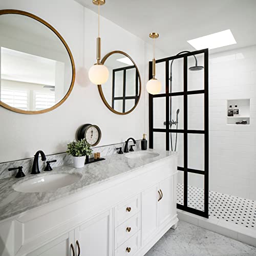 Modern Pendant Light with Matte Glass Shade