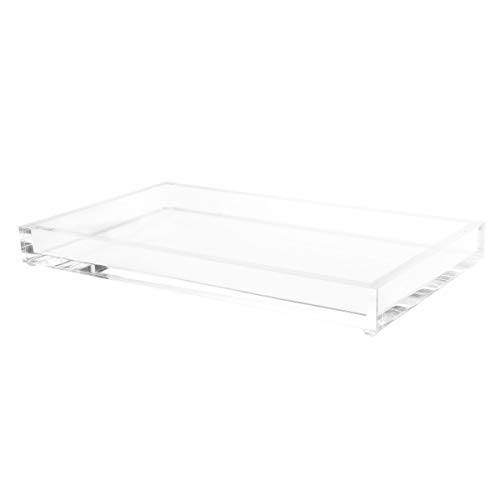 Clear Acrylic Tray Organizer for Minimalist Decor
