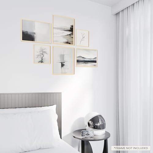 Neutral Beige Abstract Boho Wall Art Print