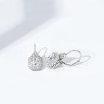 Platinum-Plated Silver Antique Drop Earrings