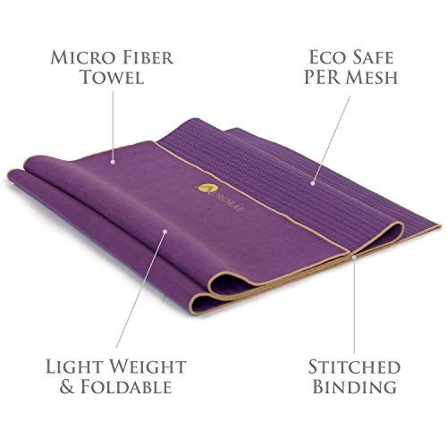 AURORAE Synergy - Travel-Friendly Yoga Mat with Towel