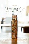 VEDANA Ayurvedic Leak Proof Copper Water Bottle 1L