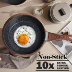 12-Piece Non-Stick Granite Induction Cookware Set