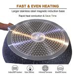 12-Piece Non-Stick Granite Induction Cookware Set