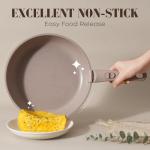 SODAY 15-Piece Nonstick Cookware Set with Detachable Handles