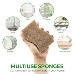 AIRNEX Eco-Friendly Kitchen Sponges - Pack of 12