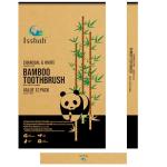 12 Pack Bamboo Charcoal Toothbrushes – Eco-Friendly