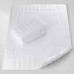 Absorbent Cotton Bath Mat Set for Spa Feel