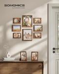 Rustic Brown Collage Picture Frame Set of 10