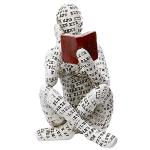 Abstract Reading Women Sculpture for Home Decor