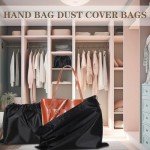 Stylish Black Polyester Handbags Dust Bags