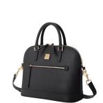 Dooney & Bourke Black Saffiano Leather Satchel