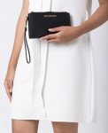 Michael Kors Jet Set Leather Double Zip Wristlet