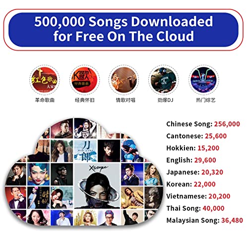 Inandon Karaoke Machine with Touch Screen and App Control