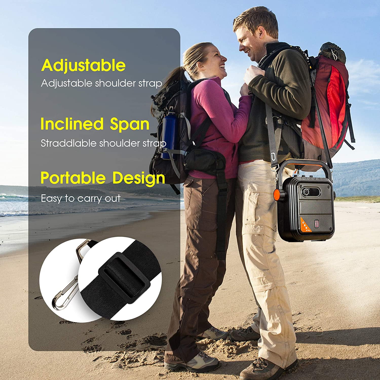 JYX Wireless Karaoke Machine with Bluetooth Speakers