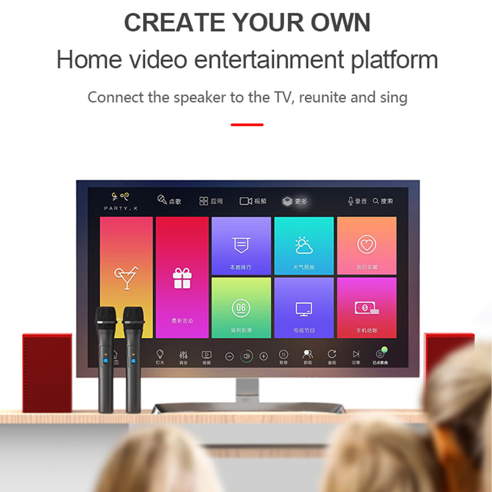 Wireless Handheld Microphone Set for Karaoke