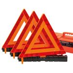 Safety Warning Triangles - DOT Approved, 3 Pack