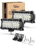 NAOEVO 7" LED Light Bar - 240W Offroad Pods