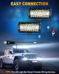 NAOEVO 7" LED Light Bar - 240W Offroad Pods