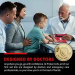 Compact 100-Piece First Aid Kit for Travel