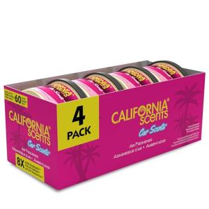 California Scents Air Freshener 4-Pack Red