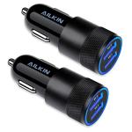 Fast Charge Dual Port Car Charger Adapter