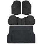 Motor Trend Heavy Duty Rubber Floor Mats Set