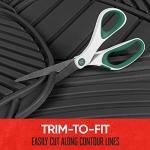 Motor Trend Heavy Duty Rubber Floor Mats Set