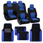 BDK 4-Piece Waterproof Two-Tone Seat Covers