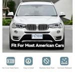 Ohuhu Slim Stainless Steel License Plate Frames, 2 Pcs