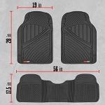 FlexTough Heavy Duty Rubber Floor Mats Set