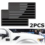 2X American Flag Car Sticker Badge Emblem
