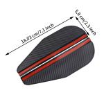 2PCS Carbon Fiber Mirror Rain Visor Guard For Universal Auto Car Accessories