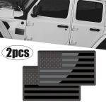2X American Flag Car Sticker Badge Emblem