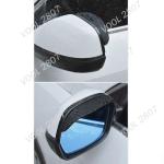 2PCS Carbon Fiber Mirror Rain Visor Guard For Universal Auto Car Accessories