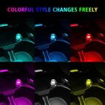 2Pcs  7 Color Car Interior Accessories Mini USB LED Light Neon Atmosphere Parts