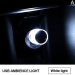 2Pcs  7 Color Car Interior Accessories Mini USB LED Light Neon Atmosphere Parts