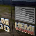 2X American Flag Car Sticker Badge Emblem